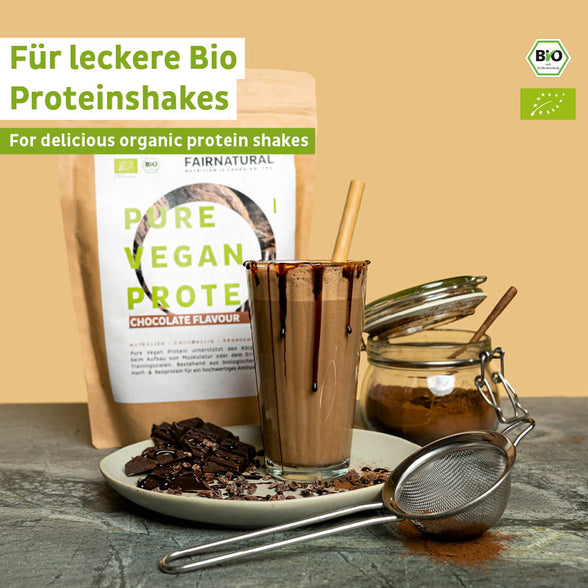 Bio Veganes Proteinpulver Schoko ohne Soja