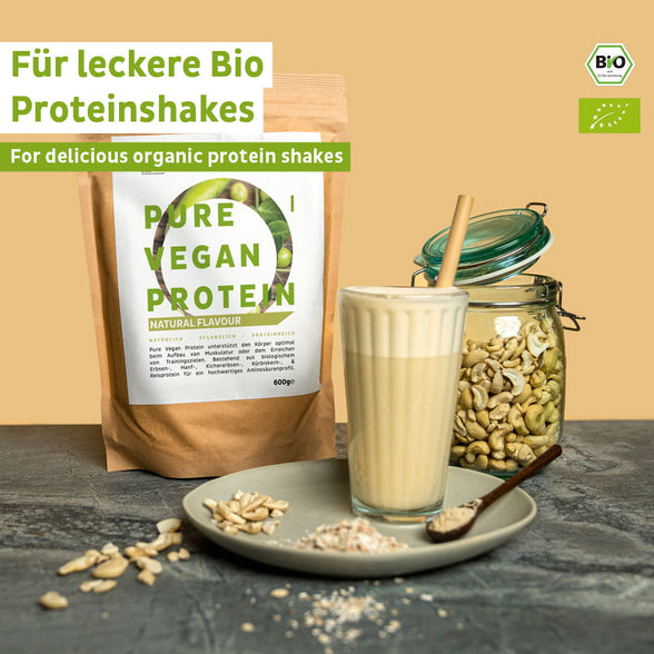 Bio Veganes Proteinpulver Vanille ohne Soja