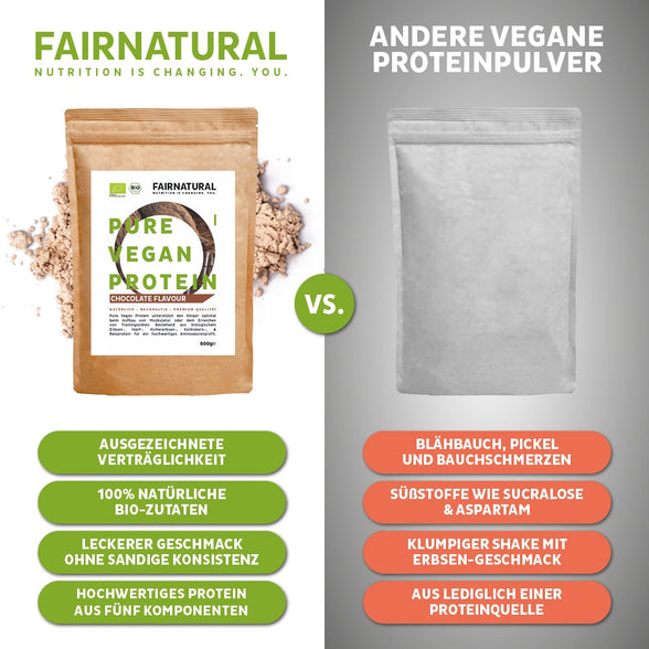 Bio Veganes Proteinpulver Schoko ohne Soja
