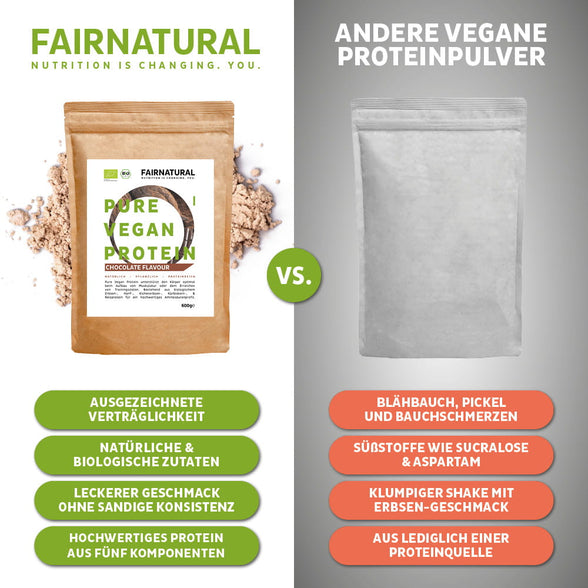 Bio Veganes Proteinpulver Schoko ohne Soja